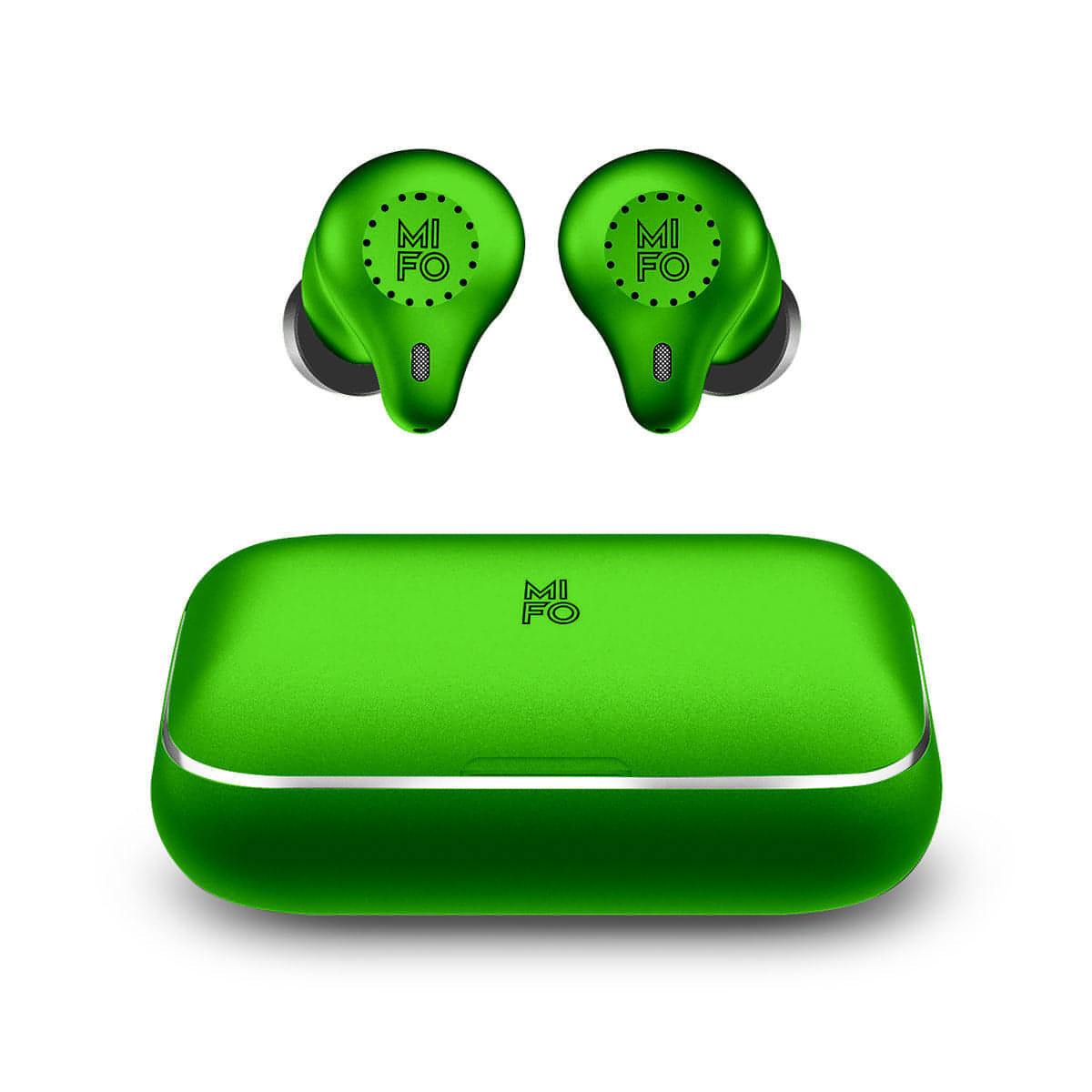 Electric Green Mifo O5 Gen 2 Touch Earbuds - Most Advanced TWS Earbuds