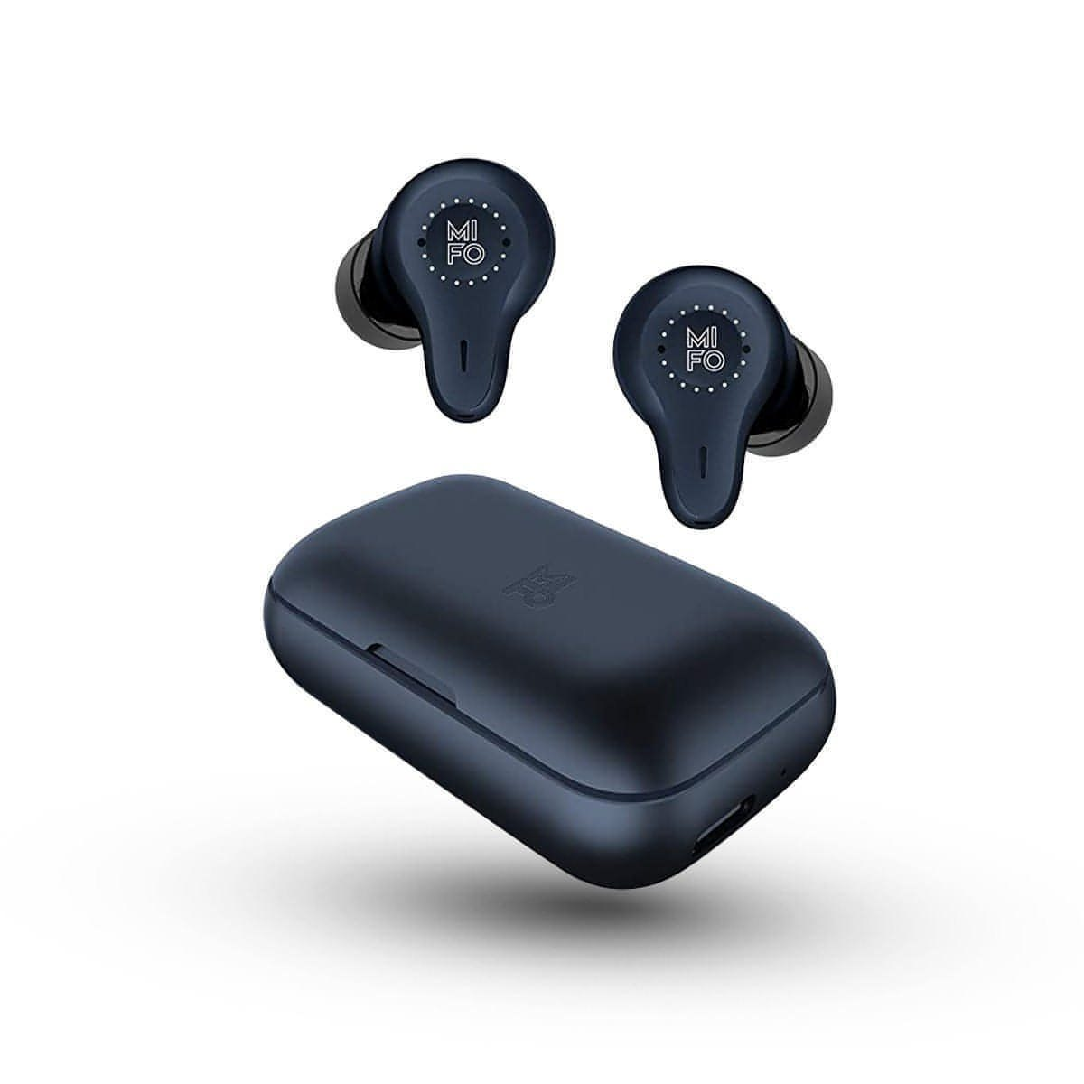 Indigo Colored Mifo O7 Earbuds - Best Noise Cancelling Earbuds