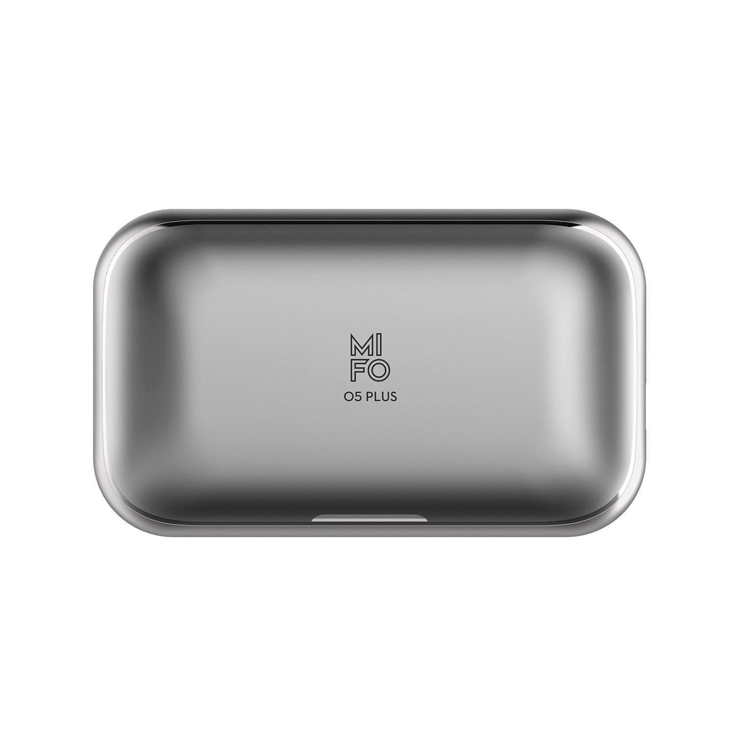 Metallic grey Earbuds Case of  Mifo O5 Gen 2 - Best True Wireless Eabuds
