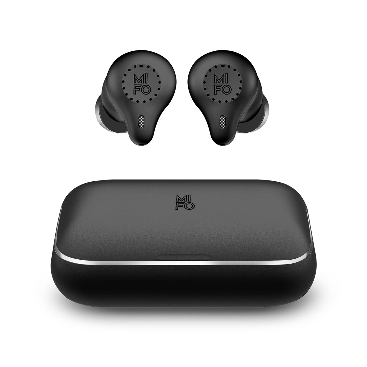 Matte Black Smart Earbuds - Mifo O5 Plus Gen 2 Touch